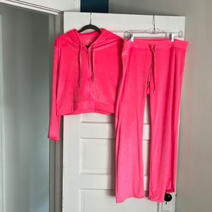 Aerie Velour Tracksuit | Barbie Pink!